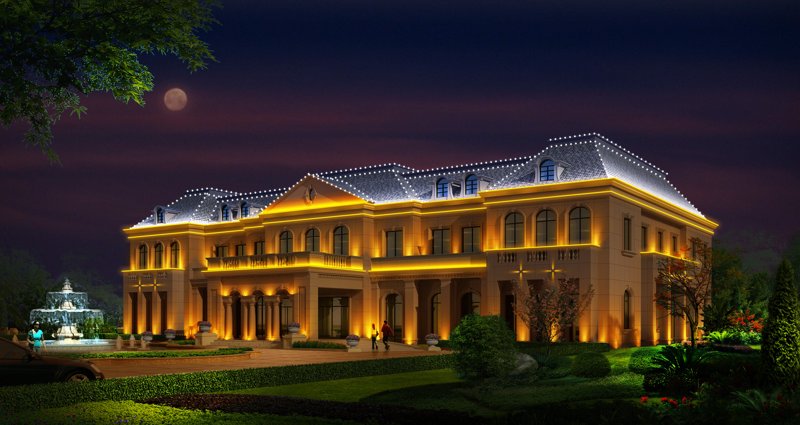 夜色中的风景——景观照明的魅力